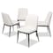 Baxton Studio Darcell Modern White Faux Leather Upholstered Dining Chair 146-8790 - alternate 1